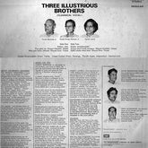 Pandit Maniram Ji, Pandit Pratap Narayan, Pandit Jasraj - Three Illustrious Brothers (Vinyl) Image